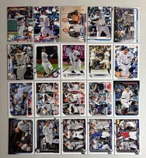 Judge, Aaron instant collection run 20 different card Topps lot 2018 - 2025