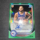 2025-26 Bowman Chrome Johni Broome  Green Refractor Rookie Auto /99
