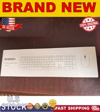 Seenda Wireless Keyboard and Mouse Combo Slim Compact Quiet BRAND NEW