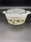 Pyrex Casserole Dish W/Lid Crazy Daisy Spring Blossom 1 1/2 Pt. No. 472
