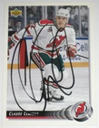 CLAUDE LEMIEUX SIGNED UPPER DECK NEW JERSEY DEVILS CARD AUTOGRAPH AUTO!!!