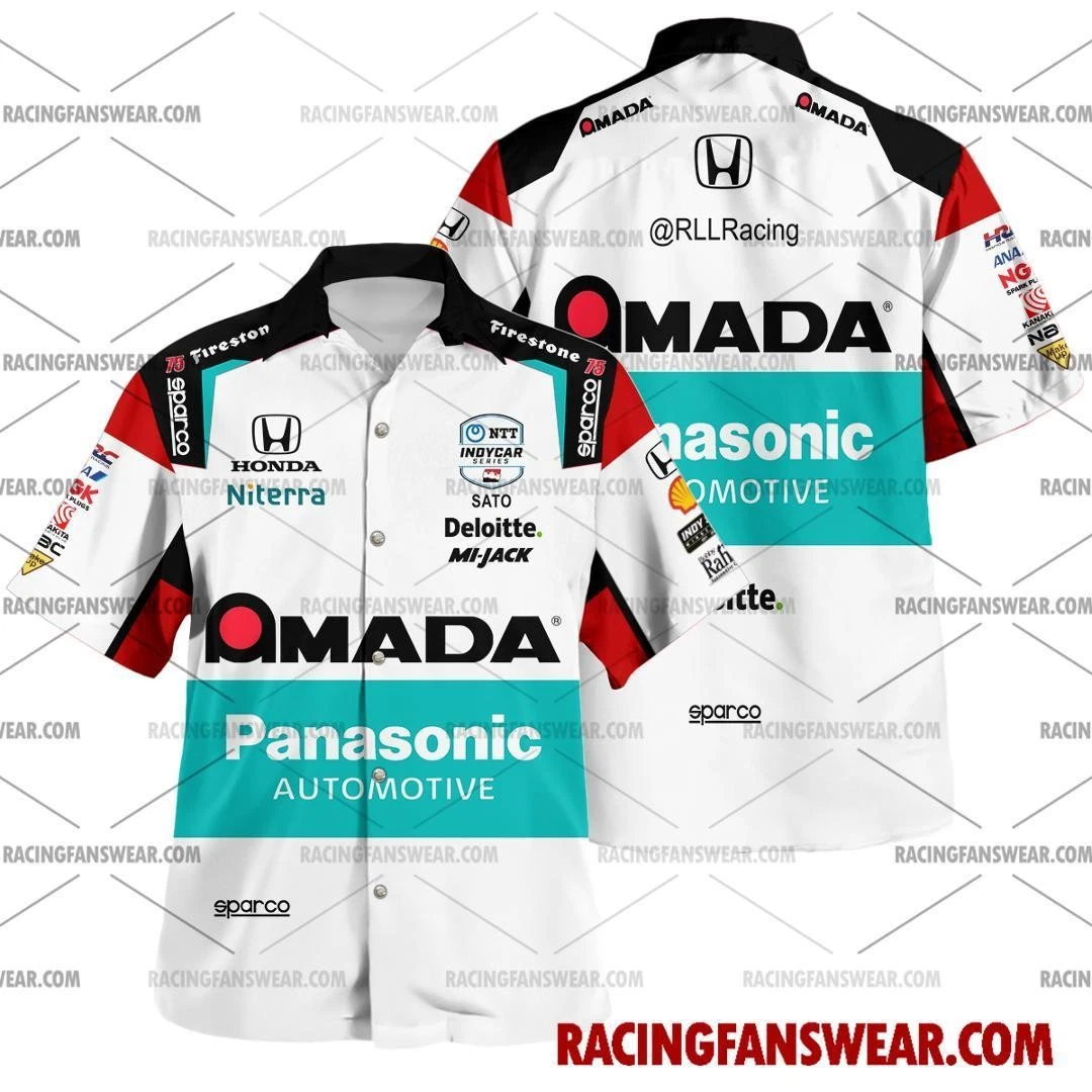 Takuma Sato IndyCar Racing 2024 Hawaiian Shirts