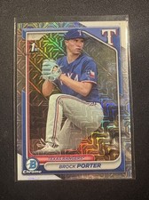 Topps 2024 Bowman Chrome Mojo Refractor Brock Porter Rookie Rangers #BCP-36