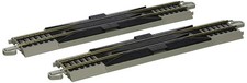 Bachmann Trains 44528 Snap-Fit E-Z TRACK 9  STRAIGHT RERAILER 2/card -NICKEL