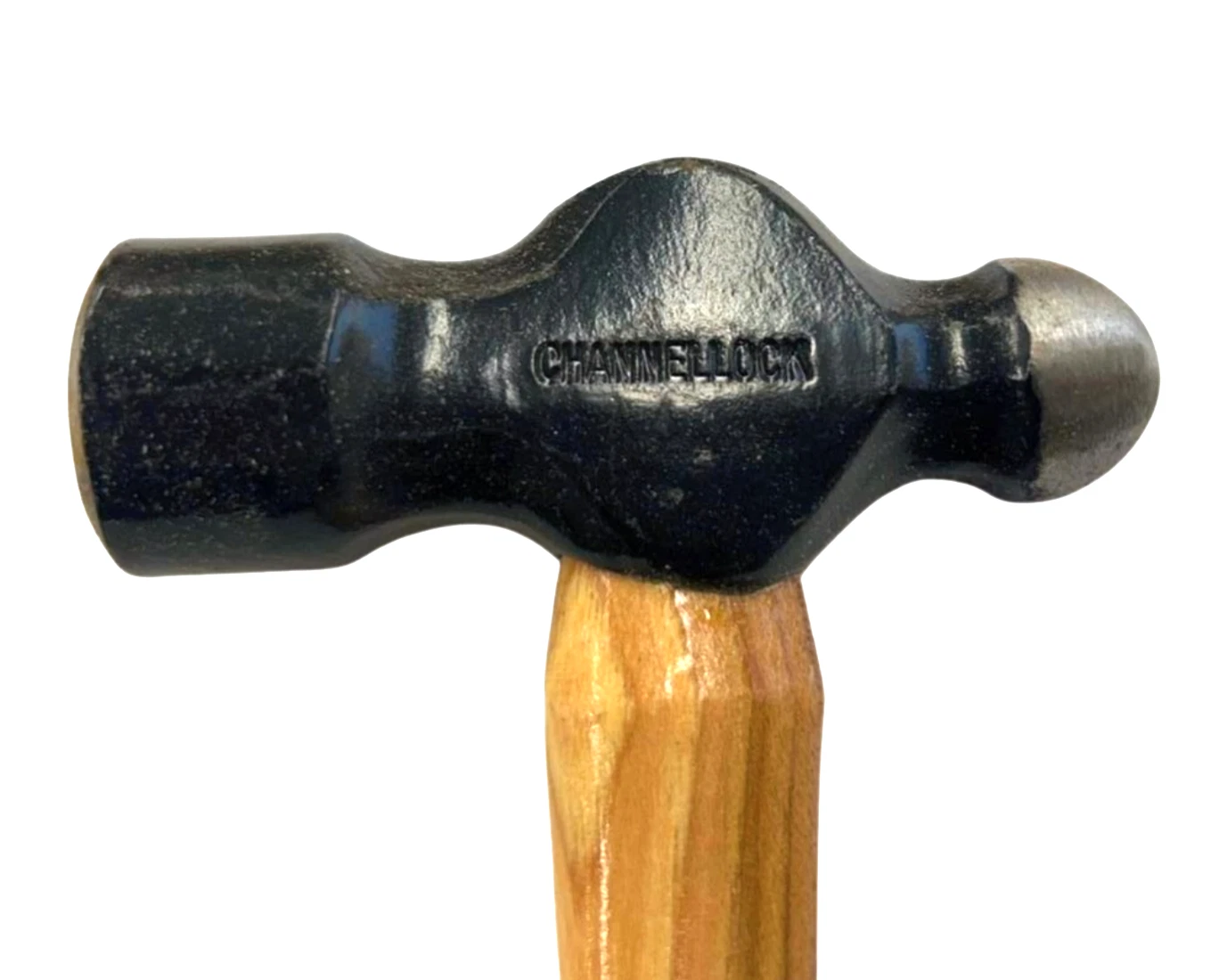 NOS Vintage CHANNELOCK Ball Peen Hammer 24oz Bell Face 14” Wood Handle USA