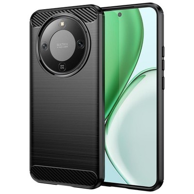 Hülle Carbon für Honor Magic 8 Lite Schutzhülle Handy Case Hybrid Handyhülle