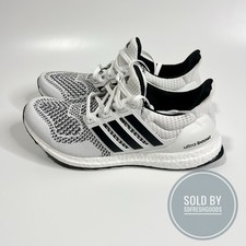 Adidas UltraBoost 1.0 White Core Black Running Shoes JR1987 Size 9