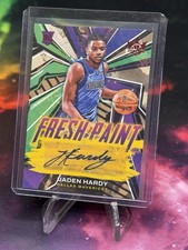 2022-23 Panini Court Kings Fresh Paint Jaden Hardy #FP-JHD Ruby /99 (AU, RC)