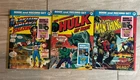 VINTAGE LOT 3 Marvel Book And Record Sets 1974 Man-Thing Captain America Hulk