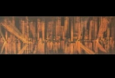 Signed RICHARD FLORSHEIM Color Lithograph Abstract Modern Art Deco MCM Cityscape