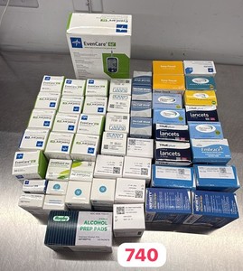 1,700 MIX TEST STRIPS,METER,SOLUTION,PADS,LANCETS,DINGED