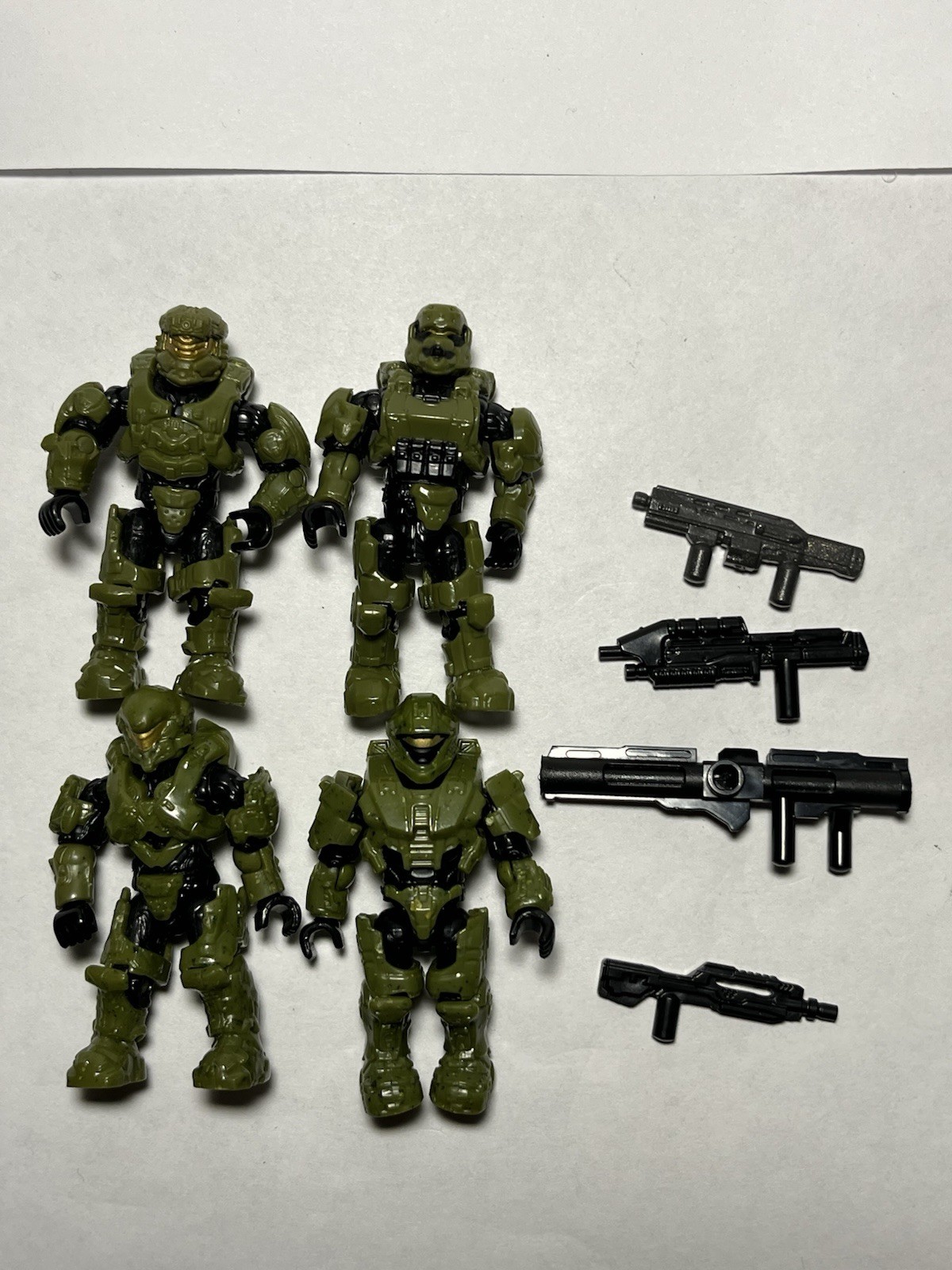 Halo Mega Construx Spartan Enforcer Soldier Recon Copperhead Green Lot