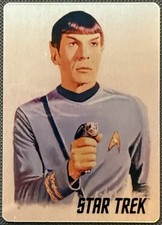 Star Trek Inflexions Starfleet’s Finest Painted Portrait Metal AC2 Spock /50