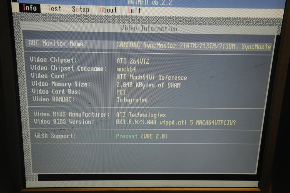 ATI Mach64 VT 2 MB VRAM ATI-264VT2 VGA video card 1996 - Image 2 of 4