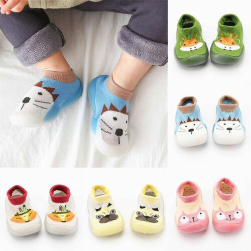 PONY Pantofole Culla Neonato Bambino Calzini Scarpe Ragazzi Ragazze Prima Camminata Gattonare