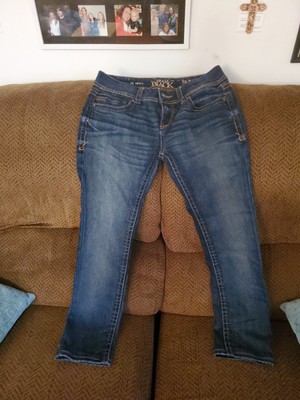 BKE Buckle Black Sculpted  Skinny Jeans Women's 25x32 Blue Low Rise