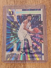 2019-20  CONTENDERS DRAFT SCHOOL COLORS CAM REDDISH RC FAME /5 #4 HAWKS 