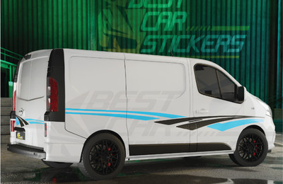 Für Fiat Talento Seitenstreifen Aufkleber Sticker Van Grafik Wohnmobil SWB