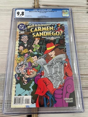 Where In The World Is Carmen Sandiego? #1  CGC 9.8 1996 DC