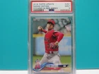 2018 SHOHEI OHTANI TOPPS UPDATE PITCHING IN RED JERSEY ROOKIE CARD PSA 9 MINT
