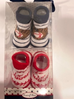 Baby Boy Rising Star 2 Pair  Booties Set 0-12 months