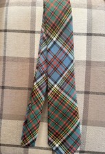 Anderson Anc Tartan Neck Tie Pure Wool Made Scotland