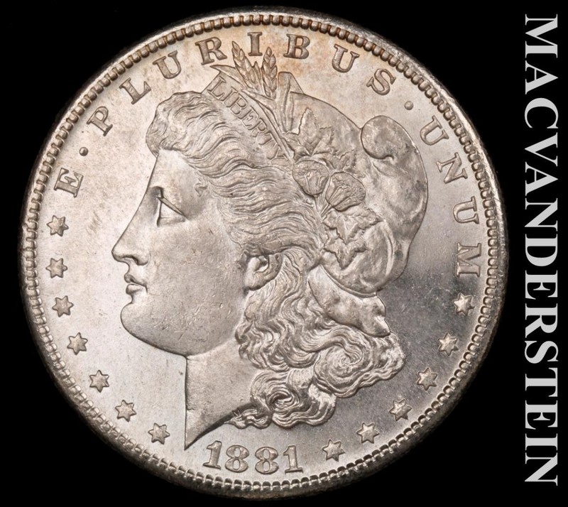 1881-S Morgan Dollar - Choice Gem Brilliant Uncirculated  Lustrous  #L6822