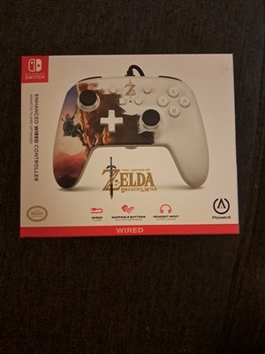 Nintendo Switch Enhanced Wired Controller  -Zelda BOTW Edition NEU & OVP | PAD 