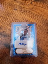 2024-25 Topps Finest Seth Curry Blue X-Fractor Auto /99 - Warriors