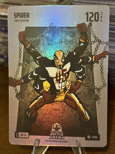 Bo Jackson Battle Arena - SPIDER - Steel Silver Battlefoil SBF-22