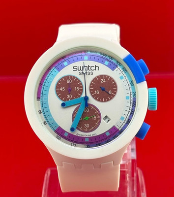 Vintage Swatch Chronograph Wrist Watch Fully Working Condition