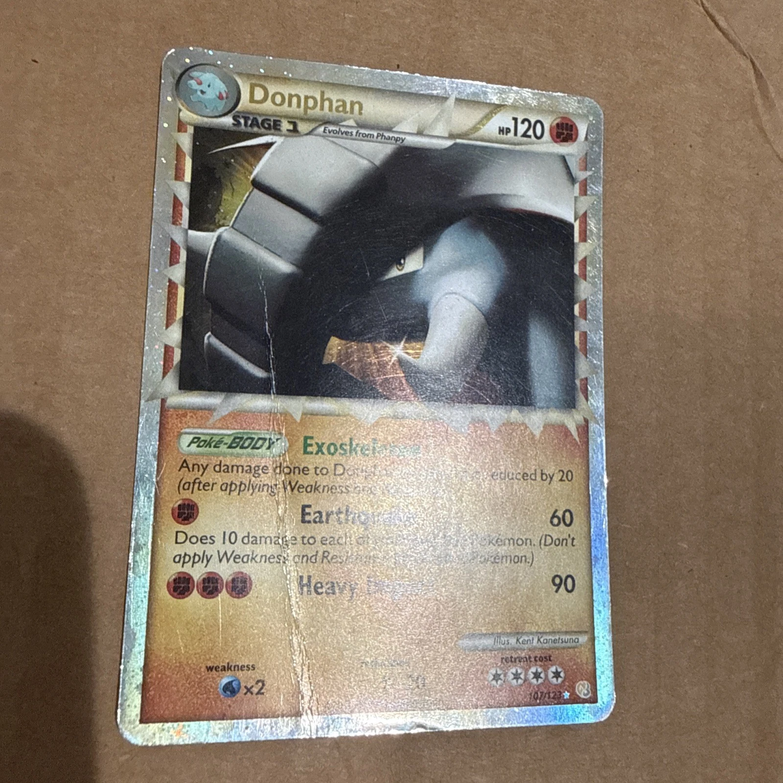Donphan Prime 107/123 HeartGold SoulSilver Holo