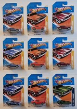 Lot of 9 2011-12 Hot Wheels New Models  Muscle Mania 68 Copo Camaro