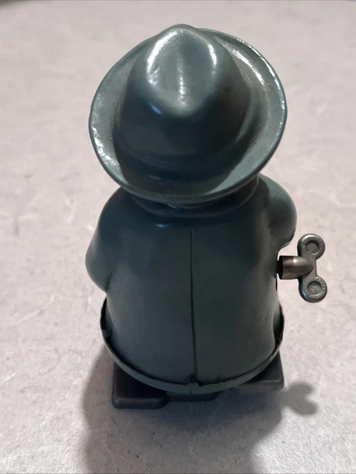 De colección Tomy Japón Mini-mascota Cuerda Caminante Juguete Hombre de Negocios Papá Como Está Foto 3 de 4