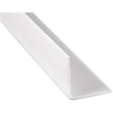 6-Pack Vinyl Corner Shields, 2-3/8'' x 48'' - Durable Wall Protectors in White