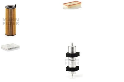MANN-FILTER Inspektionspaket Filtersatz XL Filtereinsatz Leitungsfilter für AUDI