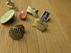 Lot of 7 Assorted Metal Collar Lapel Pins — photo 3