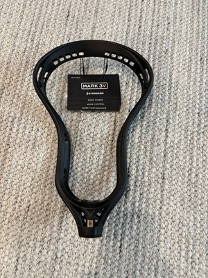 Stringking Mark 3V Lacrosse Head - Black Unstrung