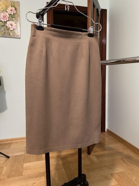Women Karl Lagerfeld Skirt Beige Wool M