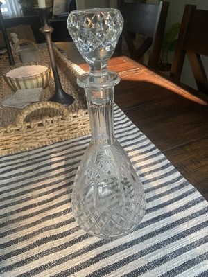 Beautiful Rogaska Crystal Decanter with Stopper Galina Design