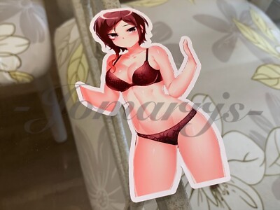 RWBY - Anime - Coco Adel Lingerie Bikini Sun Fun Sticker Decal manga sexy a.