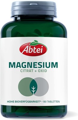 Magnesium citrat + oxid Kapseln 400 mg - 180 Tabletten