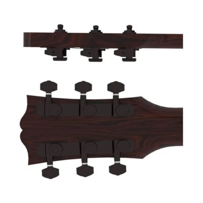 Hipshot Grip Lock Closed Gear Locking Tuner 3 x 3 (schwarz, D07)