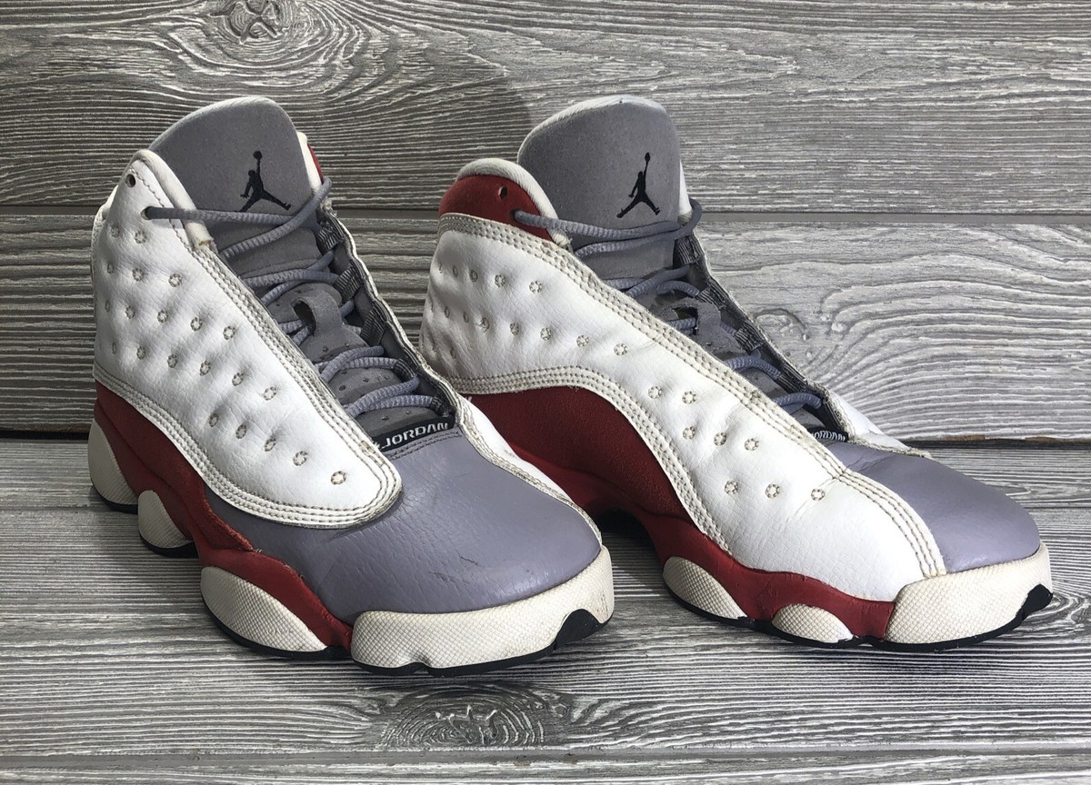 Nike Air Jordan 13 Retro GS 2014 Grey Toe Red White (414574-126