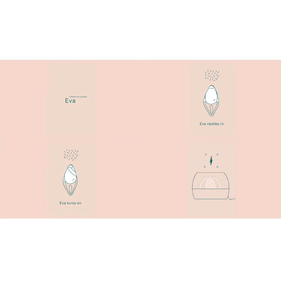 Dame Products Eva II Hands-Free Vaginal Vibrator Clit Massager Vibratore Vagina Foto 4 de 4