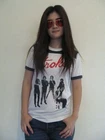The Strokes Group Photo Music Band Ringer T-Shirt Thin Soft Jersey Womens Cotton
