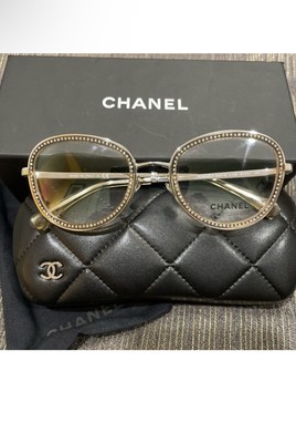 CHANEL Pantos 2207-B Rhinestone Eyeglasses | eBay