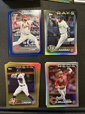 2024 Topps Series 1 And 2 Gold Silver Blue Parallel Baseball Cards You Pick