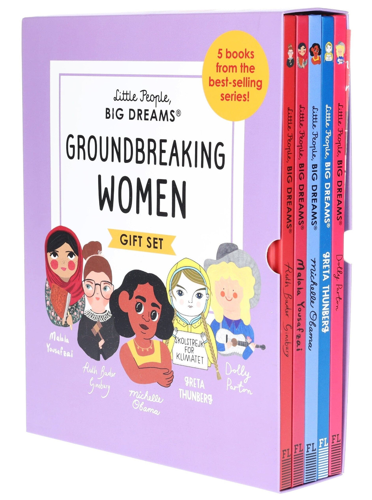 Little People Big Dreams 5 Books Gift Set By Maria Isabel Sanchez Vegara - HB