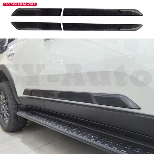 Nerfisle Glossy Black Body Side Door Molding Cover Trim Fit